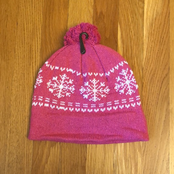Pink and White Knit Hat - Picture 2 of 6